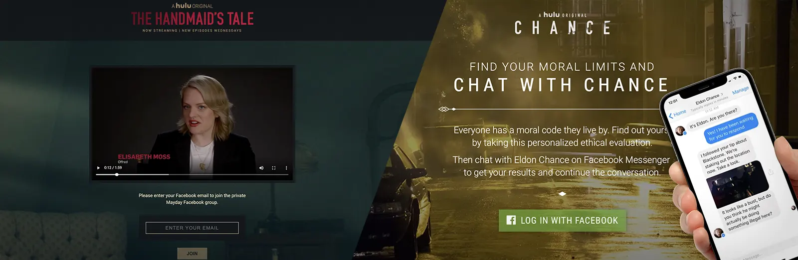 Hulu Original Social Campaigns project screenshot